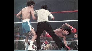 Salvador Sanchez vs Wilfredo Gomez August 21 1981 720p 60FPS HD US CCTV Video Spanish Commentary [upl. by Yxor]