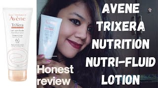 Avene Trixera Nutrition Nutrifluid lotion honest review  moisturizer for dry and sensitive skin [upl. by Boyse957]