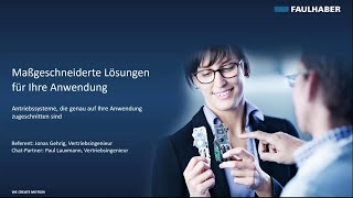 Webinar  Maßgeschneiderte Lösungen für Ihre Anwendung [upl. by Allegra677]