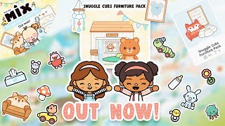 Snuggle Cubs Furniture Pack 1st Look  Aesthetic Toca Life World  The Toca Life Sisters 🦋 [upl. by Nuahsyt]