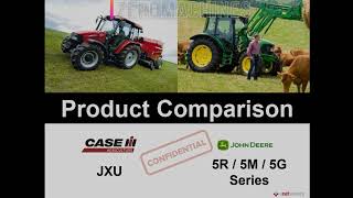 Case IH JXU VS John Deere 5R  5M  5G series tractors [upl. by Damali]