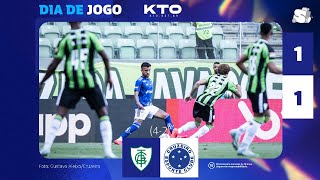 AMÉRICAMG X CRUZEIRO  VOLTA DA SEMIFINAL DO CAMPEONATO MINEIRO 2025 [upl. by Ymrots390]