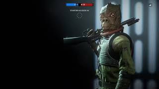 Star Wars Battlefront 2  I tried out MAX LEVEL 1000 Bossk in a Competitive 4v4 INSANE ENDING [upl. by Cherice]