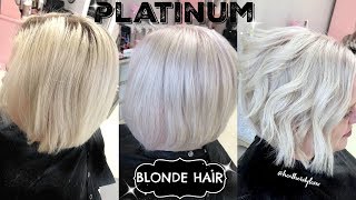 HOW I GET CLIENTS PLATINUM  RETOUCH amp TONE  ASHY WHITE HAIR  FANOLA VEGAN NO YELLOW [upl. by Syla]