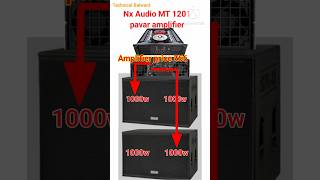 Nx Audio MT 1201 amplifier par kitne bass chalay [upl. by Bernhard]