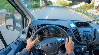 2018 Ford Transit 350HD Box Truck  POV Test Drive by Tedward Binaural Audio [upl. by Aneeras]