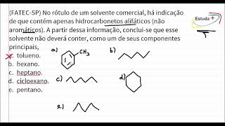 Compostos aromáticos e não aromáticos [upl. by Bui]