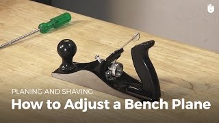 How to Adjust a Bench Plane  Woodworking [upl. by Avram892]