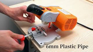 BEAMNOVA Mini Miter Saw Electric Power Table Saw Benchtop CutOff Chop Saw Orange [upl. by Aalst]