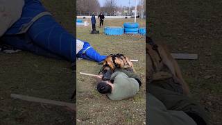 Police dog training😮 K9 Malinois attack in a muzzle GUARDODESSA Odessa Ukraine [upl. by Nytsirhc]