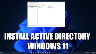 How to install Active Directory Users and Computers on Windows 11 [upl. by Lyrrehs]