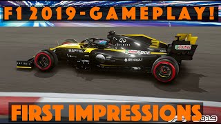 F1 2019 Gameplay  First Impressions [upl. by Slin]