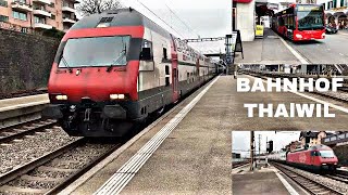 Züge beim Bahnhof Thalwil  Trains at Thalwil station 2020 [upl. by Holihs677]