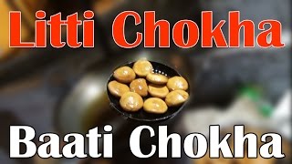 Baati Chokha  Benaras Famous Street Food  Baati Chokha Recipe  Litti Chokha [upl. by Punak369]