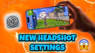 Free Fire iPhone Settings sensitivity 2023  FASTER Than PC 😱 [upl. by Eicak701]