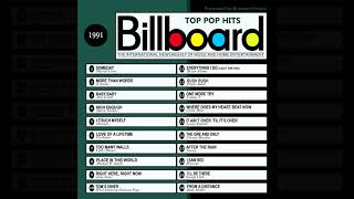 Billboard Top Pop Hits  1991 Audio Clips [upl. by Aissatan816]