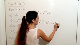 MATEMATICA CBC  Teoría Potenciación  Práctica 0 [upl. by Sellihca]