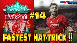 FIFA 15 LIVERPOOL CAREER MODE FASTEST HATTRICK SUPER SUB 14 [upl. by Bogey]