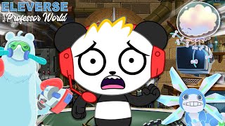 Combo Panda Plays the Find All the Elemon Challenge 🔎 ELEVERSE with Professor World [upl. by Ila93]