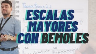 ¿Por qué hay bemoles  Construcción de Escalas Mayores con Bemoles [upl. by Euqimod]