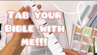 How to place tabs on your NEW Bible [upl. by Etteloc]