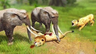 Lion Simulator Attack 3d Wild Lion Games  Android Gameplay [upl. by Nohsar356]