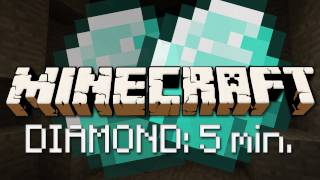 Minecraft Diamant in unter 5 Minuten [upl. by Clemmie]