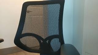 WORKPRO MidBack Mesh Task Chair Black  Review [upl. by Nattie]