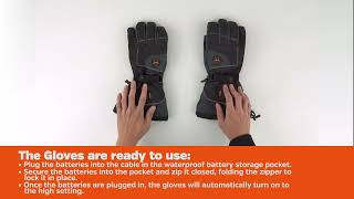 How to use Mobile Warming Heated Gloves [upl. by Dazhehs]