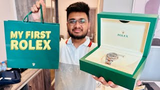 My First Luxury Watch  Rolex DateJust Unboxing [upl. by Papp937]