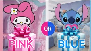 Pink VS Blue challenge 🩷🆚️💙  Tatiana López [upl. by Pirri]