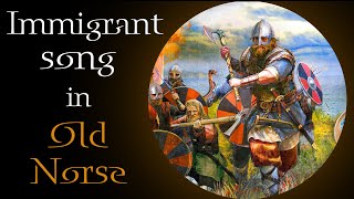 Immigrant Song Cover in Old Norse 700 AD  1500 AD Bardcore or Skäldcore Medieval style [upl. by Jillane271]