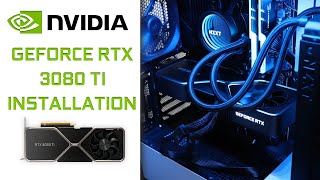 Installing a NVIDIA RTX 3080Ti Founders Edition Into My PC [upl. by Woodall]