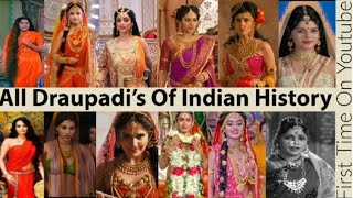 Top 24 Actresses Who Played The Role of Draupadi in Indian History  All Draupadis Of The Time [upl. by Grieve]