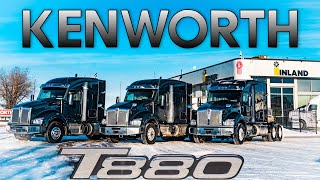 2021 Kenworth T880 52 and 76 inch Sleepers The Kenworth Guy [upl. by Aivatco638]