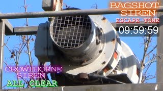 Your favourite BROADMOOR SIRENS in action  Extreme closeup views [upl. by Ahsinwad62]