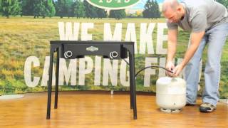 Stansport HowTo Setting Up Your 2 Burner Propane Base Camp Stove [upl. by Giselle844]