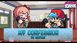 FNF Doki Doki Takeover  My Confession vs Sayori [upl. by Hellman]