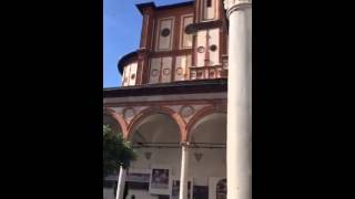 Chiostro del Bramante Santa Maria delle Grazie Milano [upl. by Atillertse]