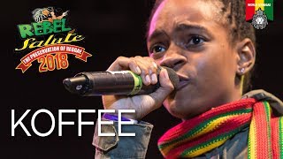 KOFFEE Introduced by Cocoa Tea at Rebel Salute 2018 [upl. by Aneda]