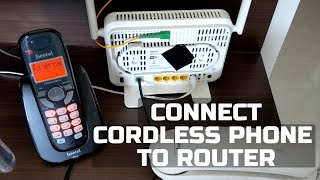 Connect Cordless Phone to Router  Airtel Xtream Fiber Calling [upl. by Dagney]