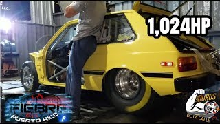 1024HP Toyota Starlet Motor Rotativo 13B Turbo Alcohol [upl. by Ynes836]