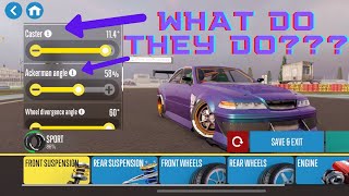 How to Tune Your Car Explained in Detail Carx Drift Racing 2 iOS [upl. by Gyasi]