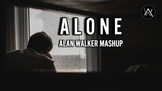 Alone Mashup Faded x Darkside x On My Way  Alan Walker  Dark Vibe Music Video [upl. by Hanleigh925]