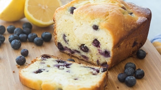 Cream Cheese Filled Blueberry Lemon Bread Recipe [upl. by Enomad]