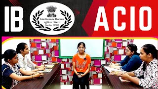 IB ACIO Interview l Intelligence Bureau ACIO Mock Interview l IB ACIO II Interview questions [upl. by Hardunn]