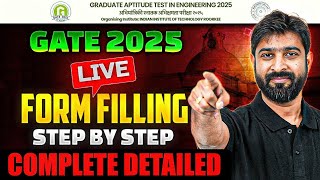 GATE 2025 Form Fill Up  How To Fill GATE 2025 Application Form  Step By Step Complete Detailed [upl. by Kcirddahc917]