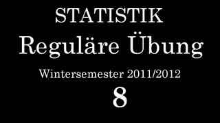 StatistikÜbung am 13 01 2012 8 Übung [upl. by Llennahc]