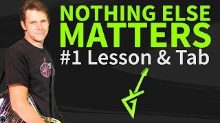 How To Play Nothing Else Matters On Guitar  Metallica Guitar Lesson [upl. by Xanthe913]