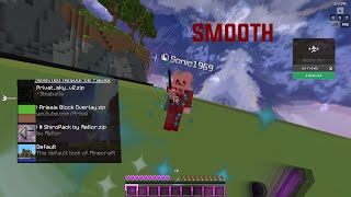 HOW TO MAKE MINECRAFT LOOK SMOOTH private sky overlay release [upl. by Areht918]